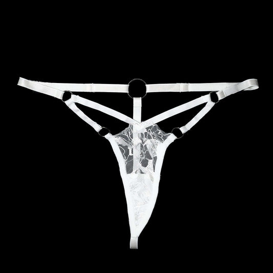 Brigitte Strappy Thong – Lace G-String Lingerie Melyssa