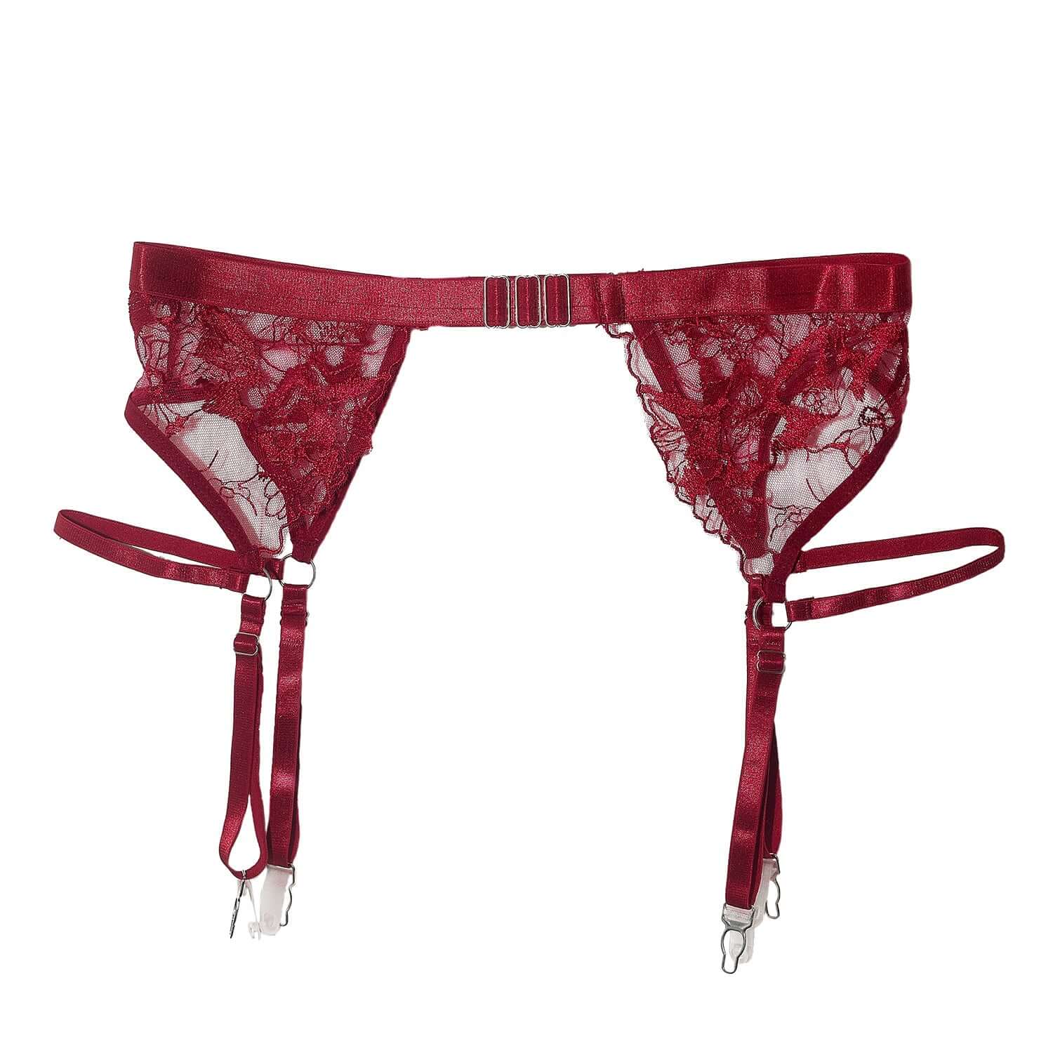 Brigitte Garter Belt – Strappy Lace Lingerie Accessory Melyssa