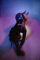 Colette Lilac & Pink Strappy Thong Melyssa